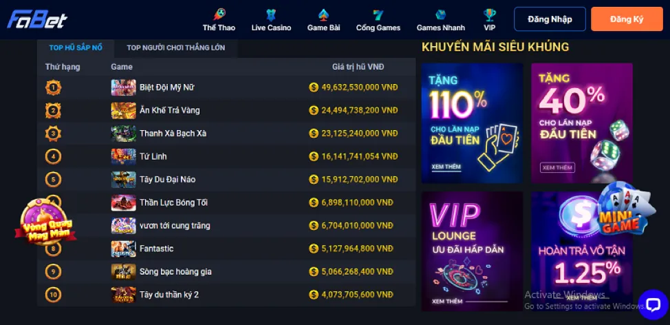 Hình ảnh người chơi ăn mừng chiến thắng jackpot lớn tại VB777